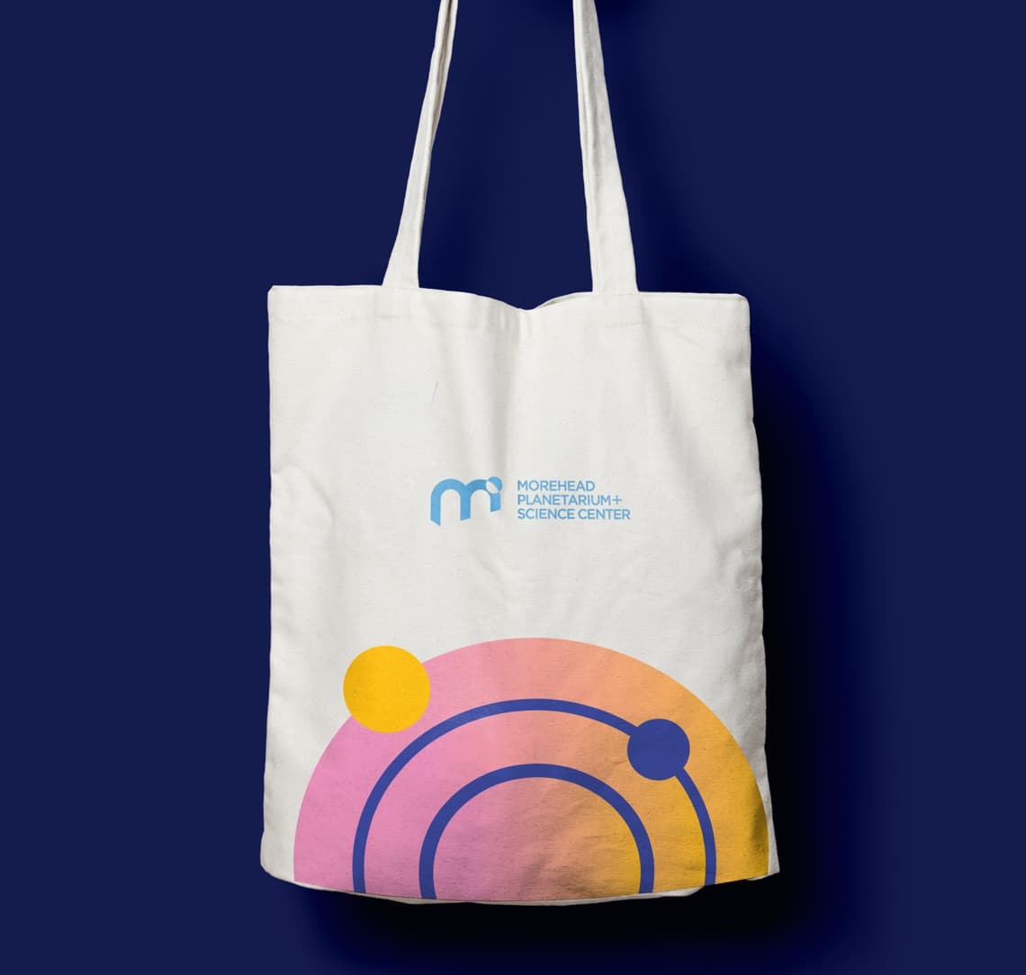 Morehead Planetarium cloth bag