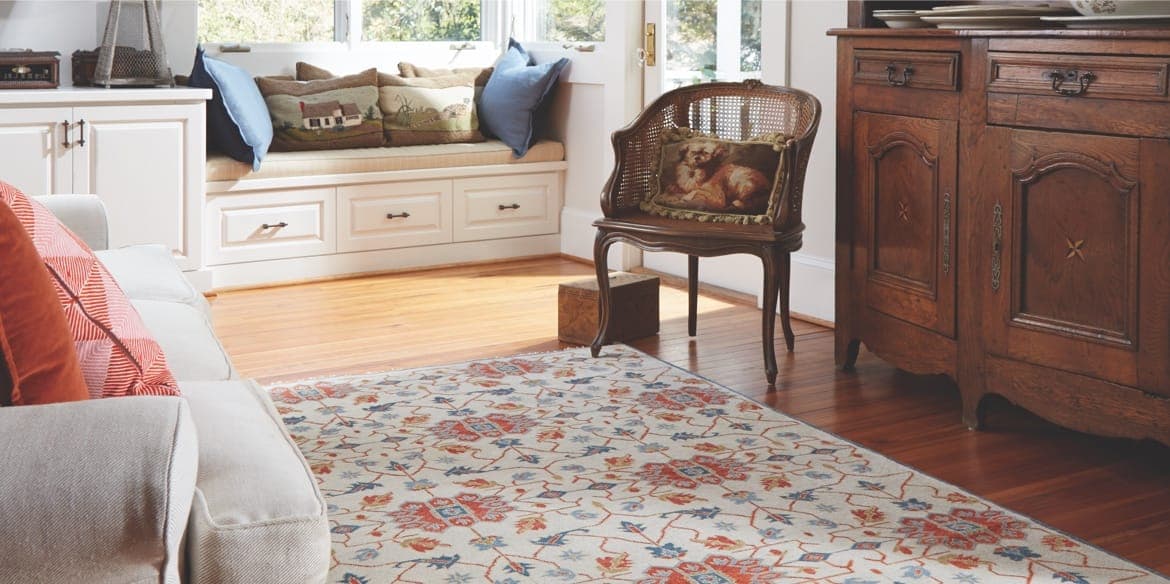 Capel Rugs example surrounded by furniture