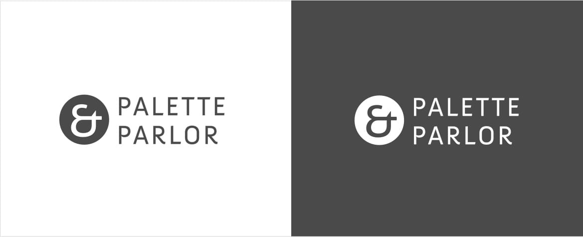 Palette & Parlor logos