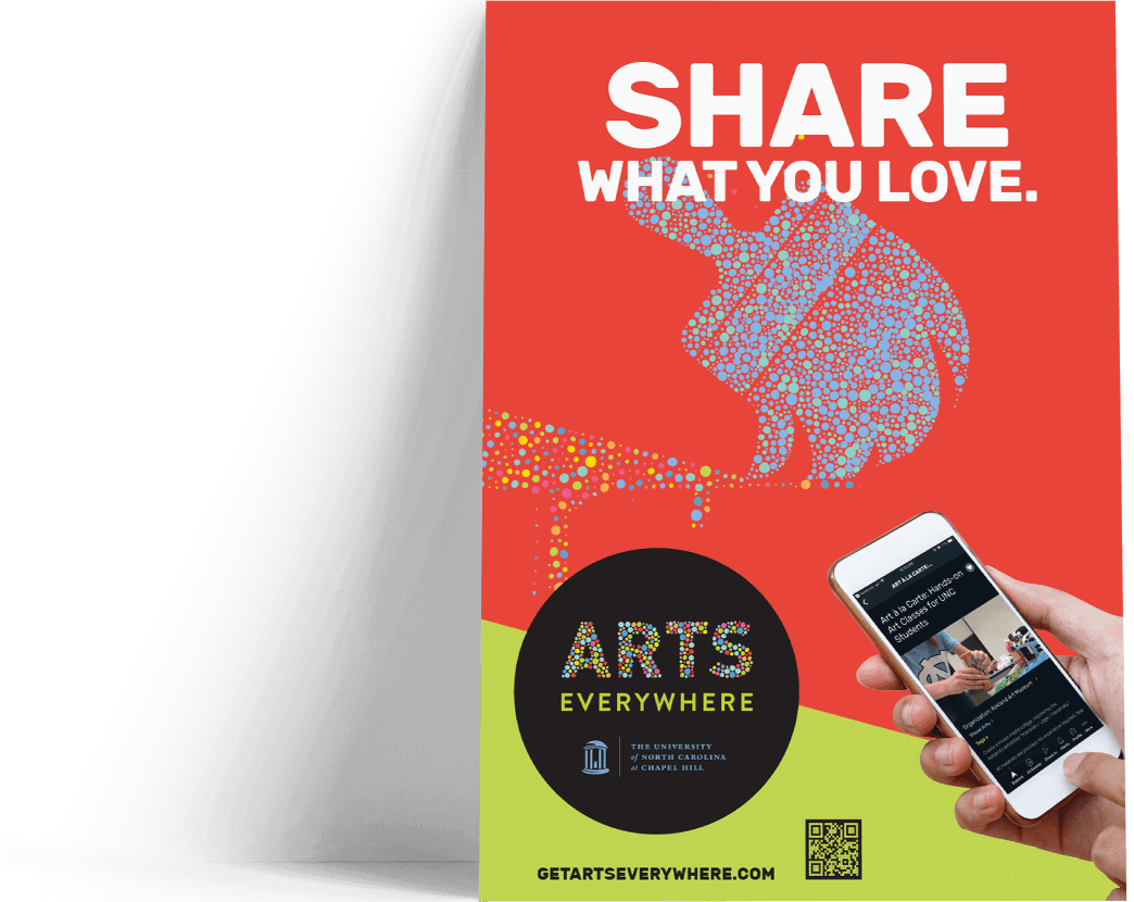 Arts Everywhere Poster Share What You Love