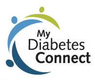 my diabetes connect logo designed by river's agency