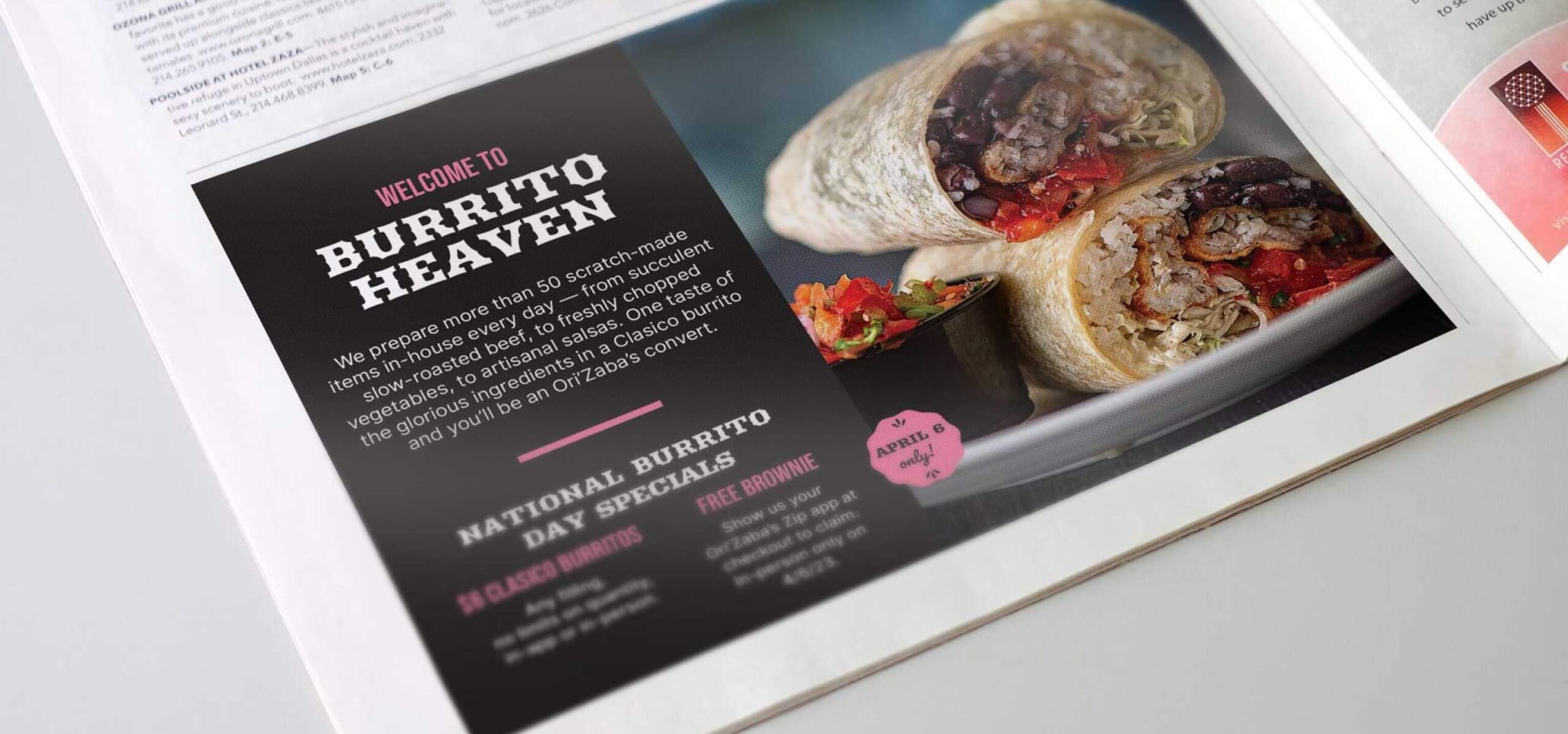 Welcome to Burrito Heaven Ad