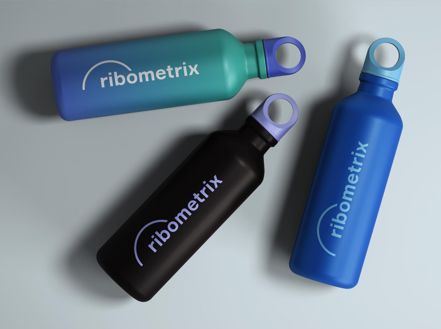 Ribometrix branded waterbottles