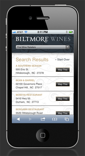 Search Results — Biltmore Wine mobile site