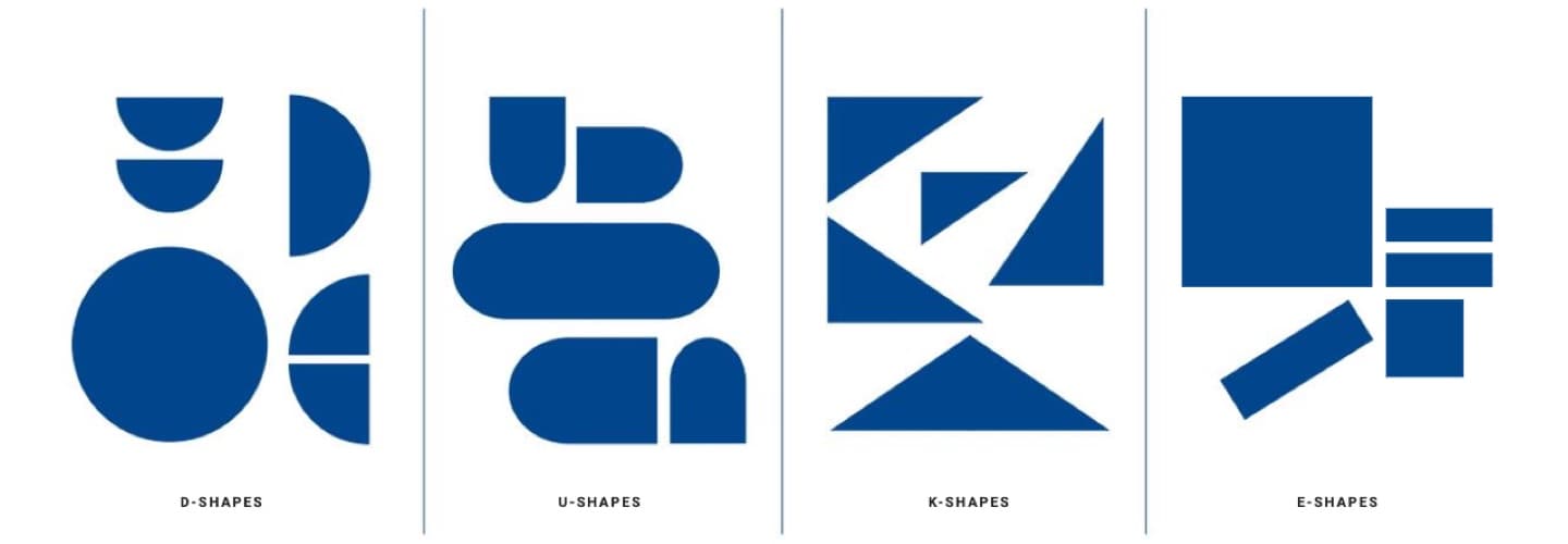 Graphic design shapes
