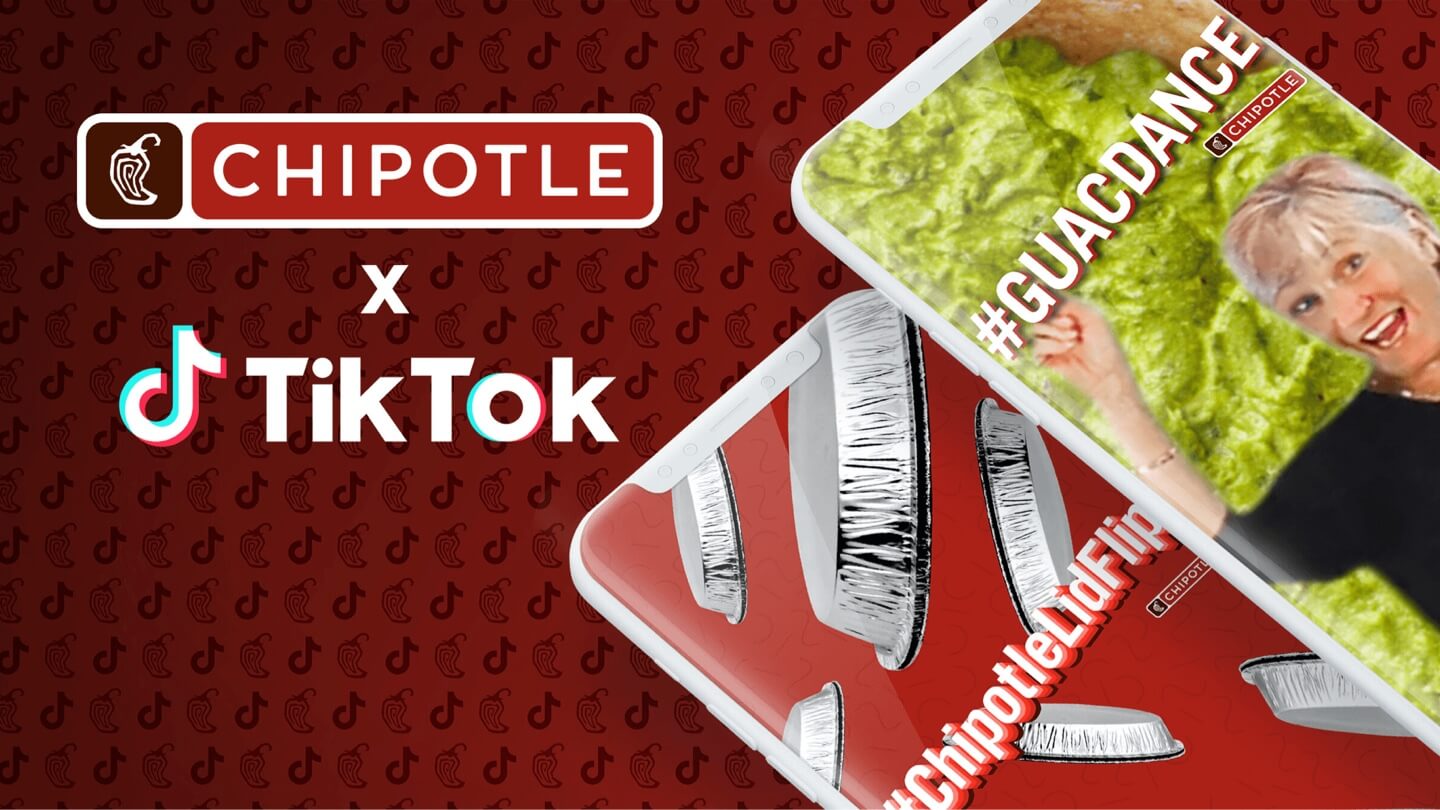 Chipotle x TikTok advertisement